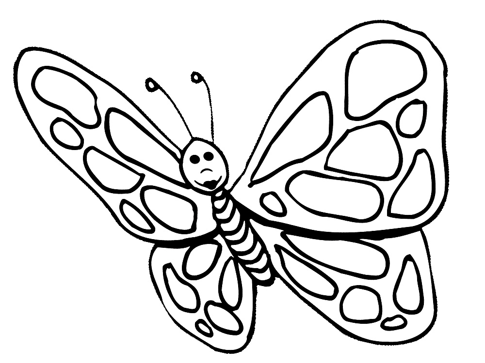 Раскраски бабочек для детей, 100 штук — Распечатайте бесплатно!