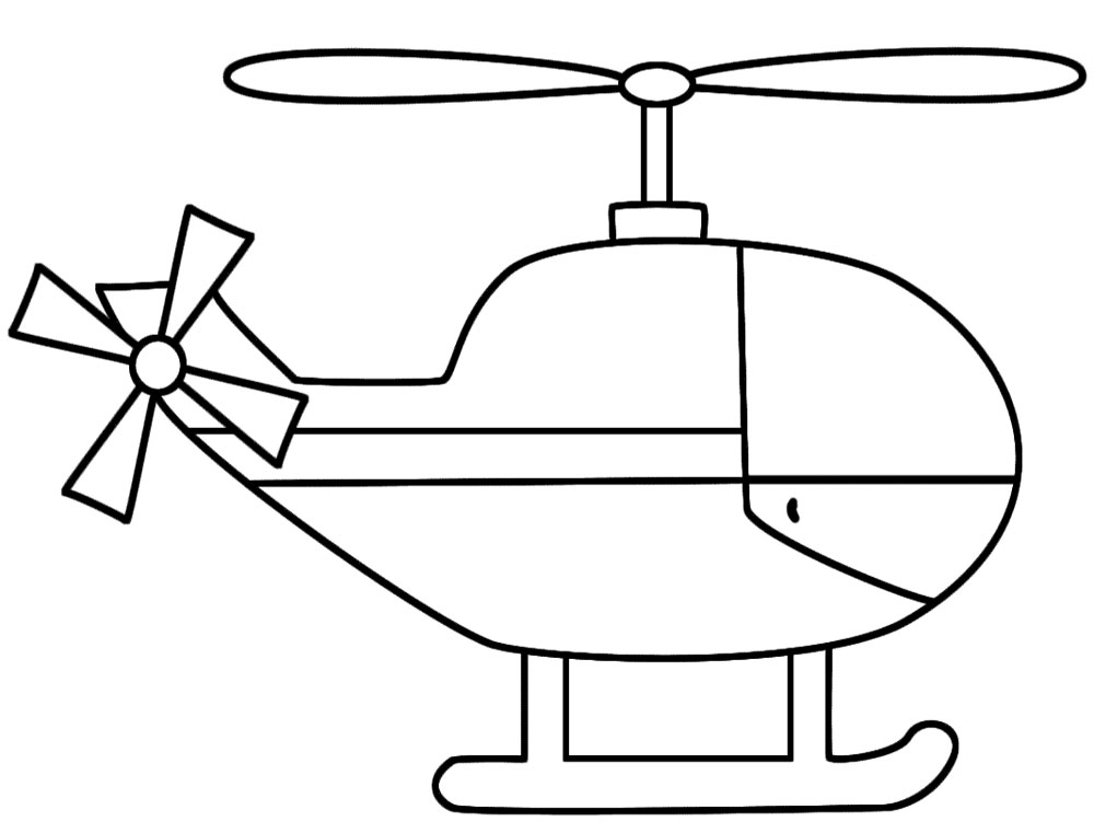 Раскрашиваем развивающие раскраски вертолеты для малышей